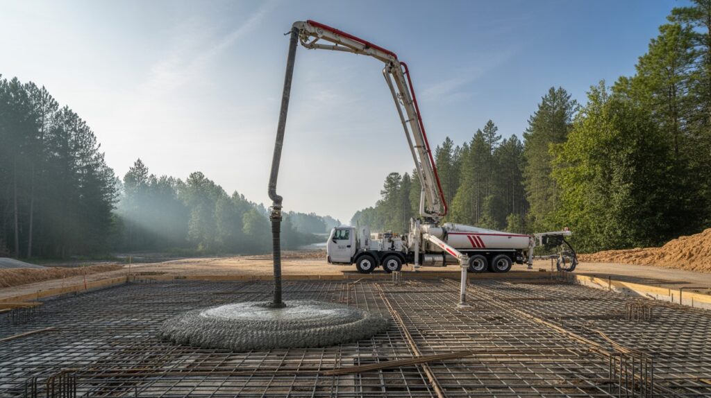 gjuta bottenplatta grundlaggning